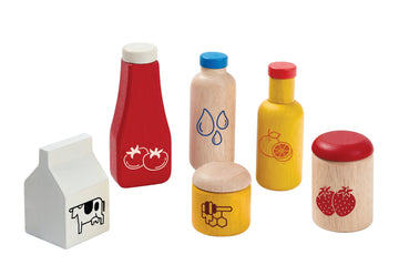 Houten speelgoed eten en drinken set - PlanToys